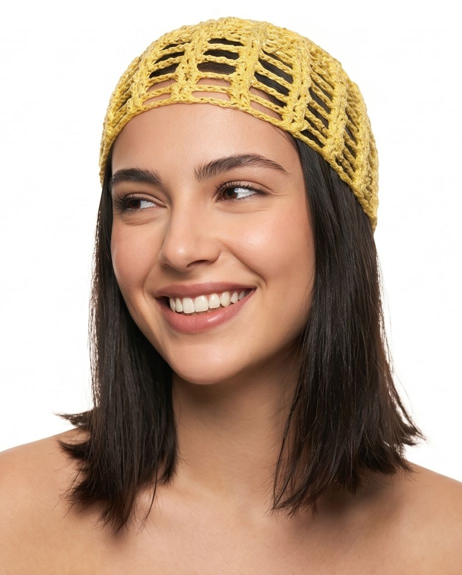 YELLOW GLITZ KNIT