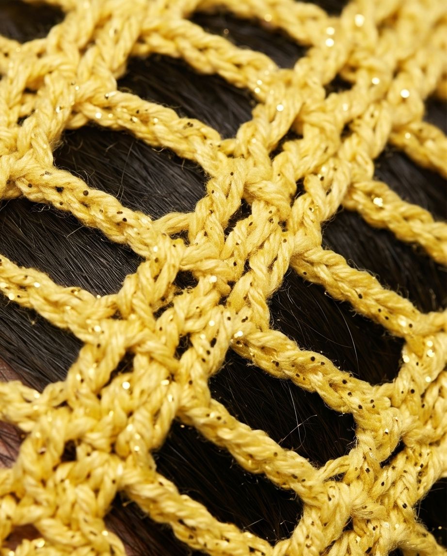 YELLOW GLITZ KNIT
