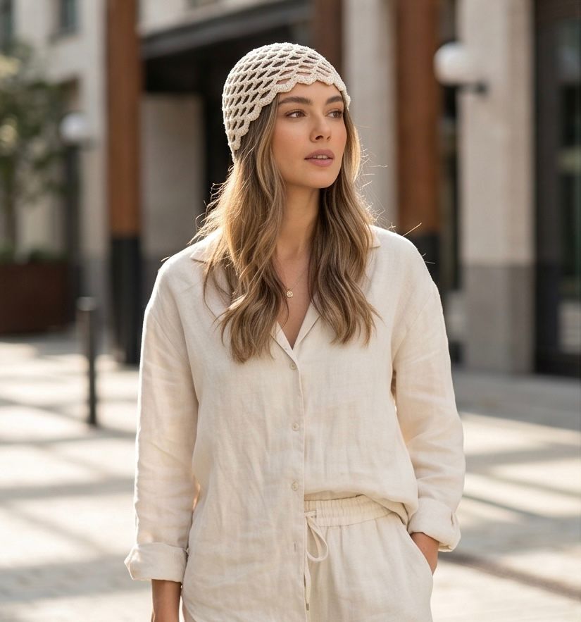 WHITE PURE KNIT