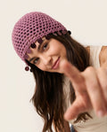 PURPLE GLITZ KNIT